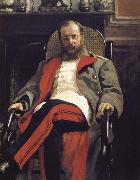 Ilia Efimovich Repin Portrait of a man sitting Spain oil painting artist